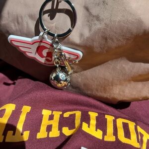 NWOT Glossier Washington D.C. Luggage Tag Keychain (Georgetown Store Exclusive)